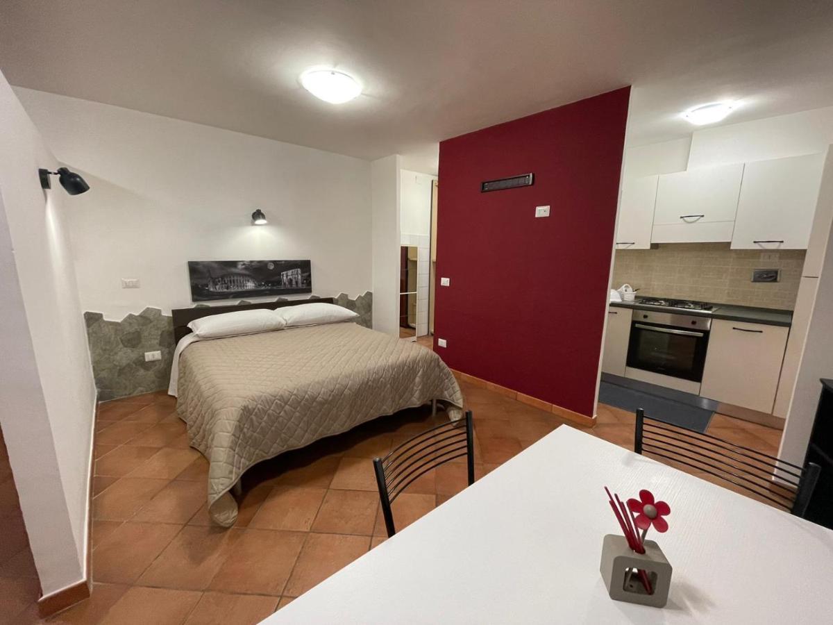 Ground Floor Studio - Monolocale Max 2 Ospiti - Fiumicino Aeroporto E Fiera - Self Check-In Apartment Bagian luar foto